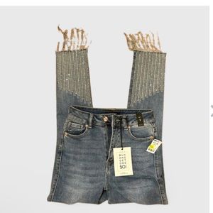 Rhine stone y2k formal jeans